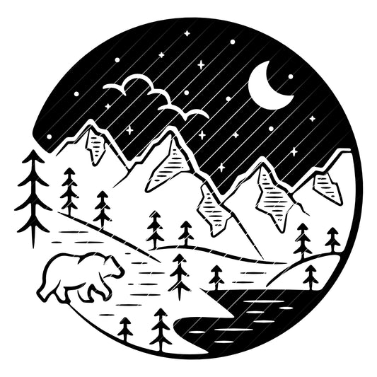 Grizzlybär SVG | DXF | EPS | PNG | PDF